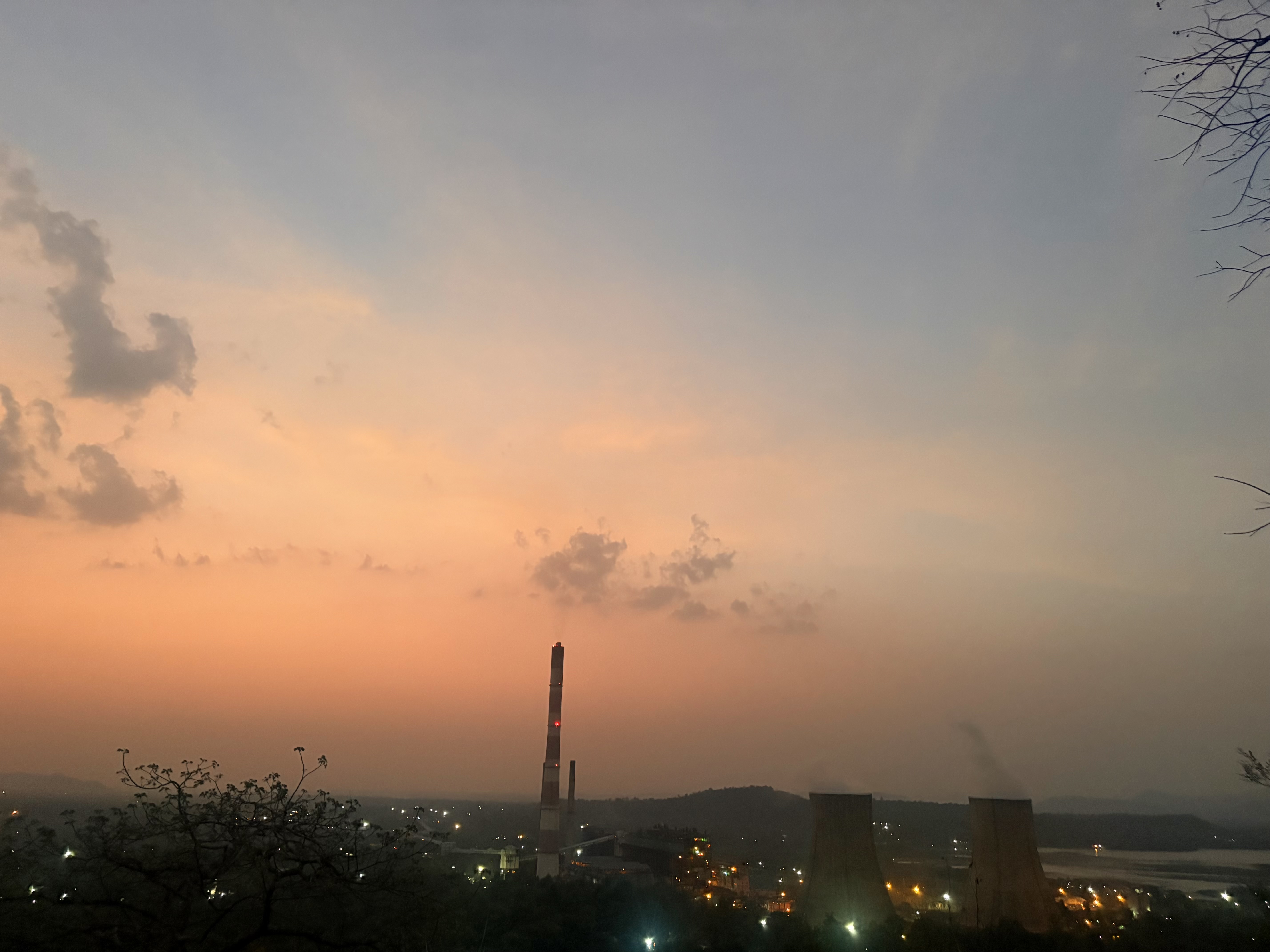 Industrial power plant site where Navin Constructions carries out civil and infrastructure works