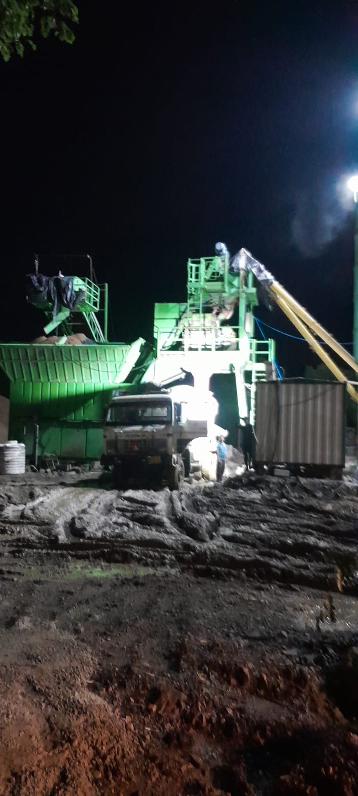 Night Plant Operations by Navin Constructions